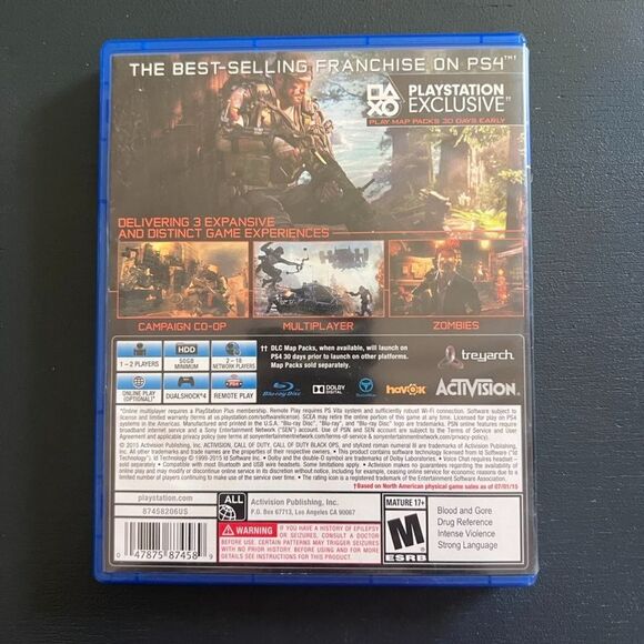Call of Duty Black Ops III 3 Sony Playstation 4 PS4 Video Game - Picture 2 of 3